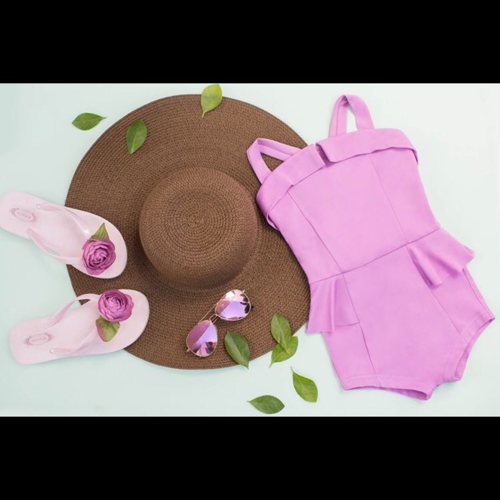 New Joyfolie Girls sz 14 swimsuit retro